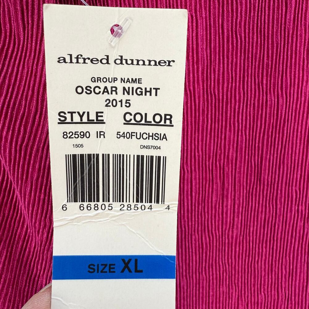 Alfred Dunner Top Women's XL Pink Short Sleeve Oscar Night Collection NWT - Picture 5 of 8